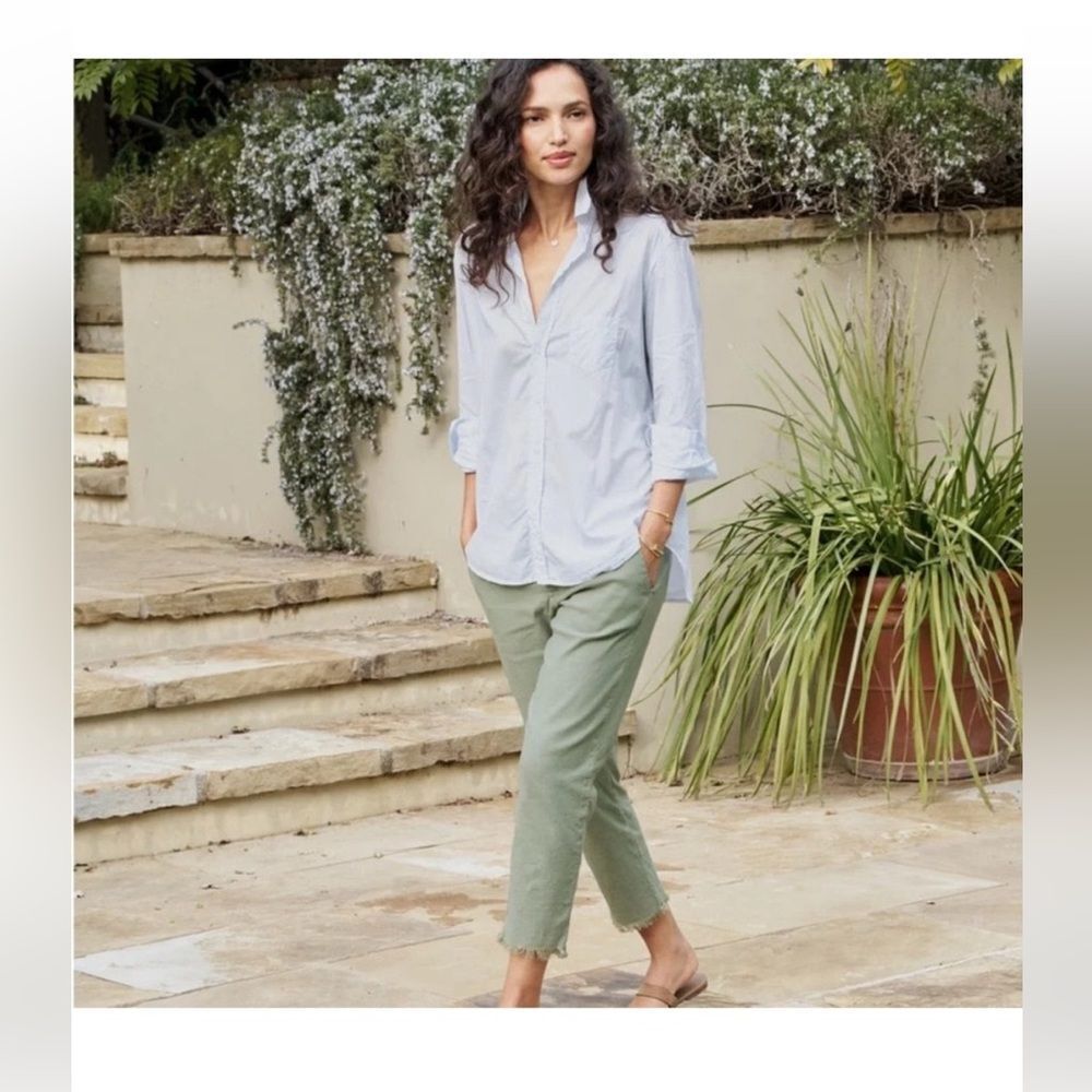 New Frank & Eileen Sage Green Ankle Pants Sz 00